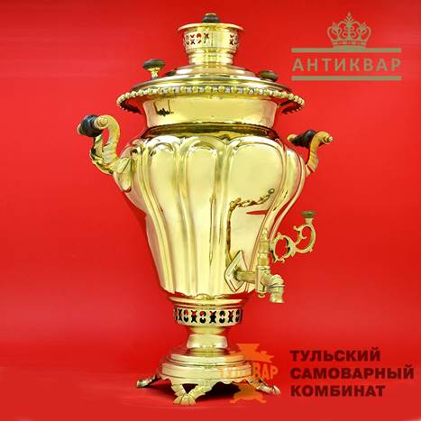 Самовар Шемарина коллекционный формы дуля гранный